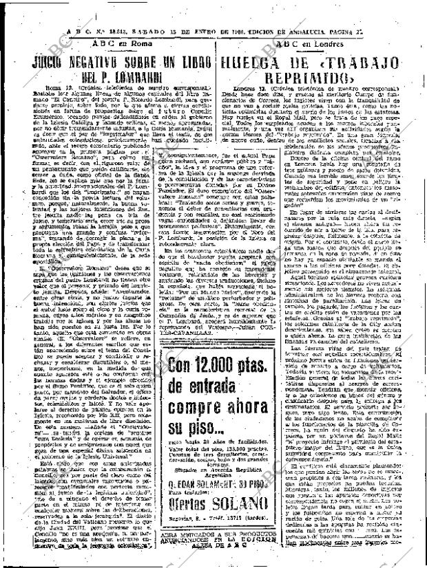 ABC SEVILLA 13-01-1962 página 27