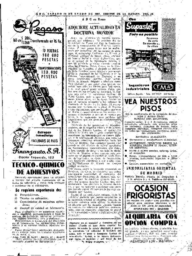 ABC MADRID 20-01-1962 página 34