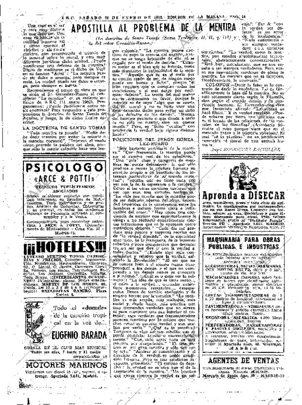 ABC MADRID 20-01-1962 página 44