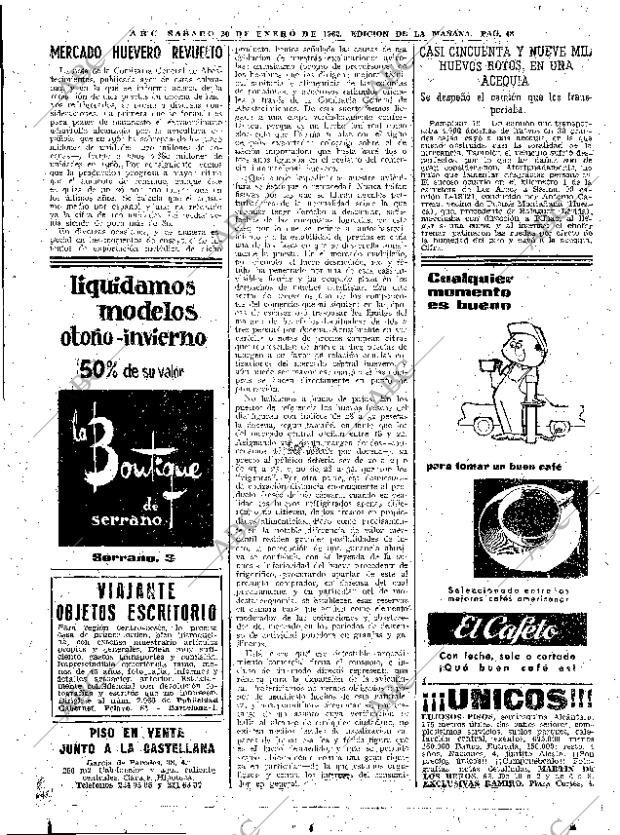 ABC MADRID 20-01-1962 página 48