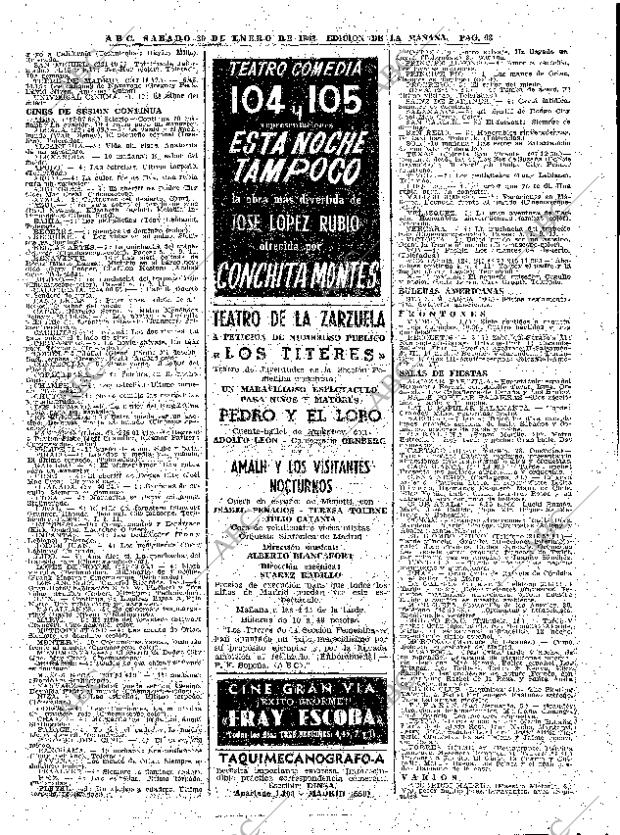 ABC MADRID 20-01-1962 página 63