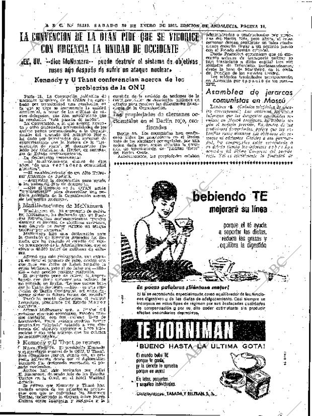 ABC SEVILLA 20-01-1962 página 19