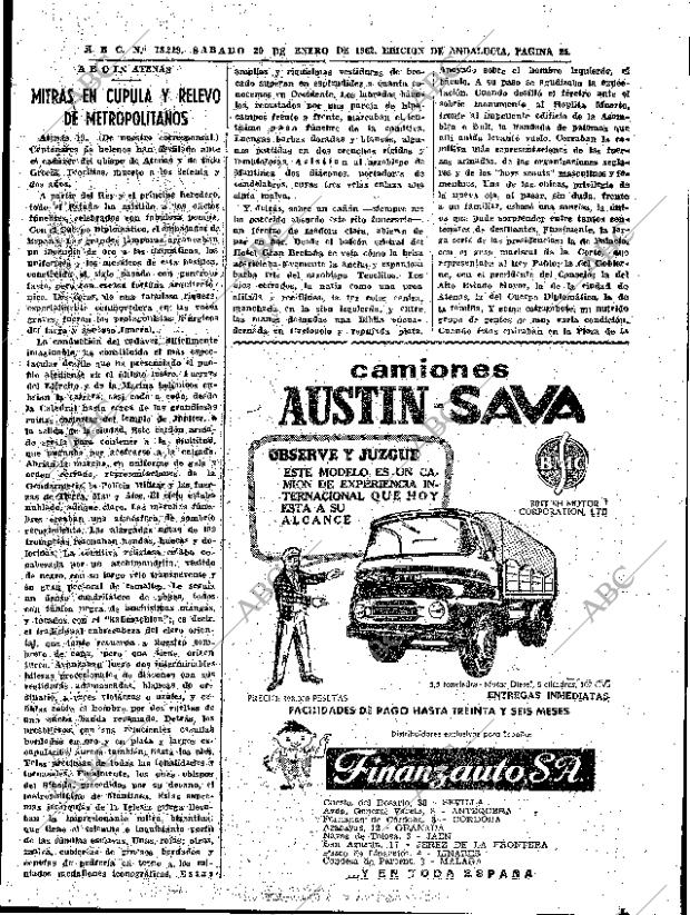 ABC SEVILLA 20-01-1962 página 25