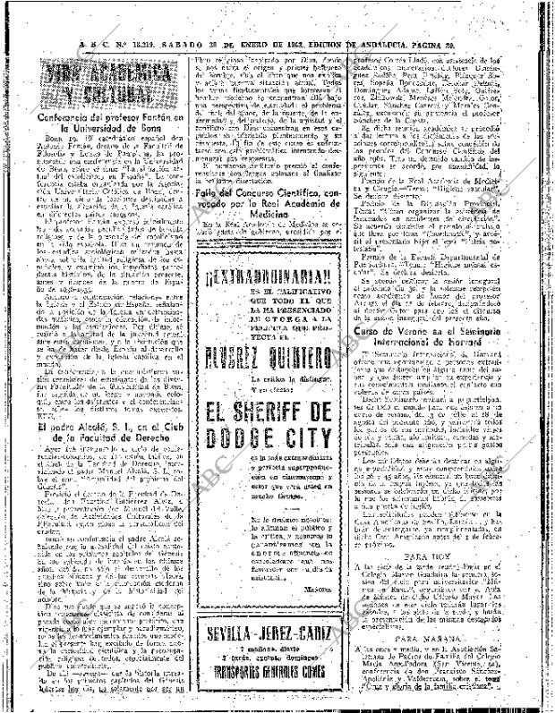 ABC SEVILLA 20-01-1962 página 30