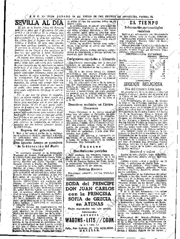 ABC SEVILLA 20-01-1962 página 35