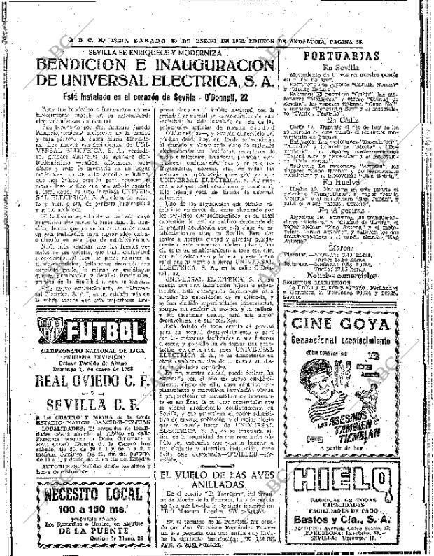 ABC SEVILLA 20-01-1962 página 36