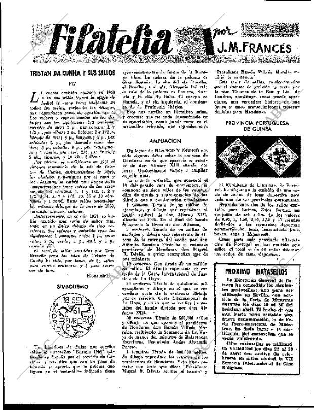 BLANCO Y NEGRO MADRID 20-01-1962 página 81