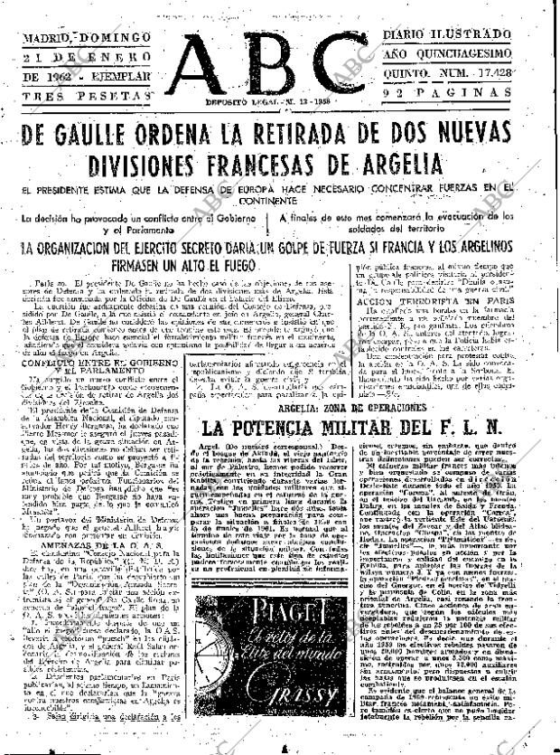 ABC MADRID 21-01-1962 página 31