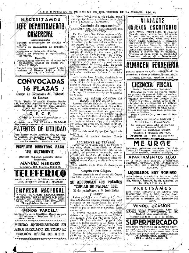 ABC MADRID 21-01-1962 página 52