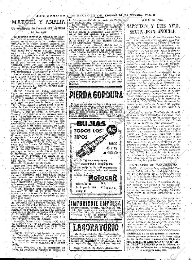 ABC MADRID 21-01-1962 página 59