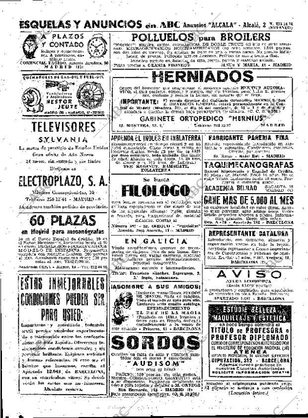 ABC MADRID 21-01-1962 página 74