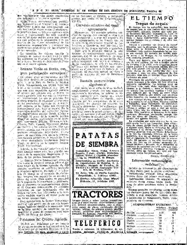 ABC SEVILLA 21-01-1962 página 40