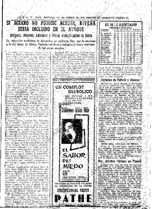 ABC SEVILLA 21-01-1962 página 51