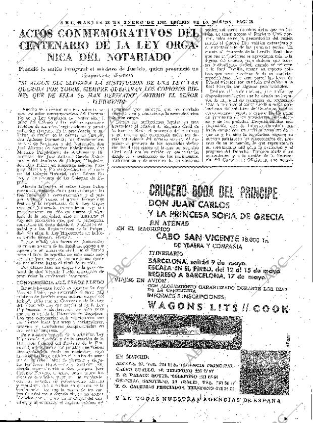 ABC MADRID 23-01-1962 página 35