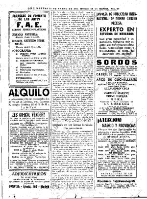 ABC MADRID 23-01-1962 página 40