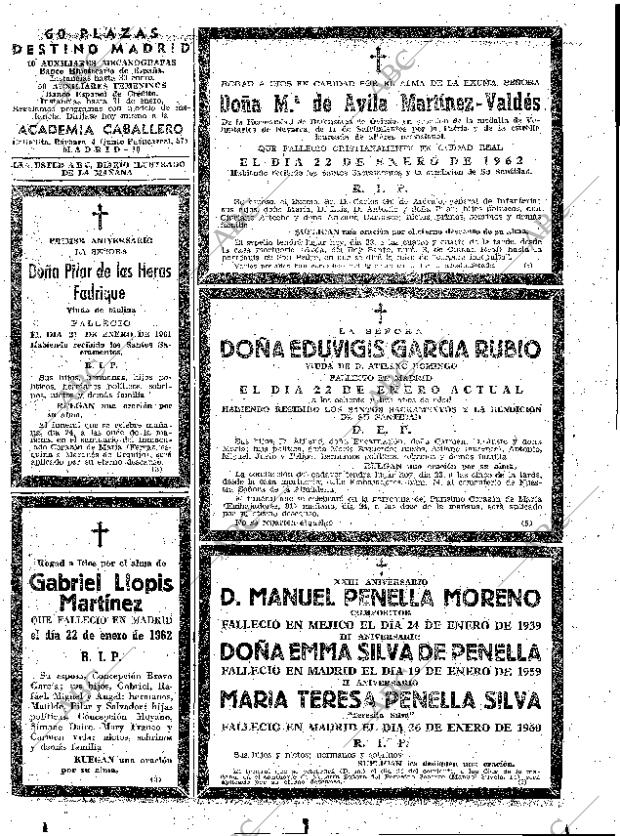 ABC MADRID 23-01-1962 página 67