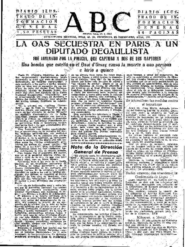 ABC SEVILLA 23-01-1962 página 15