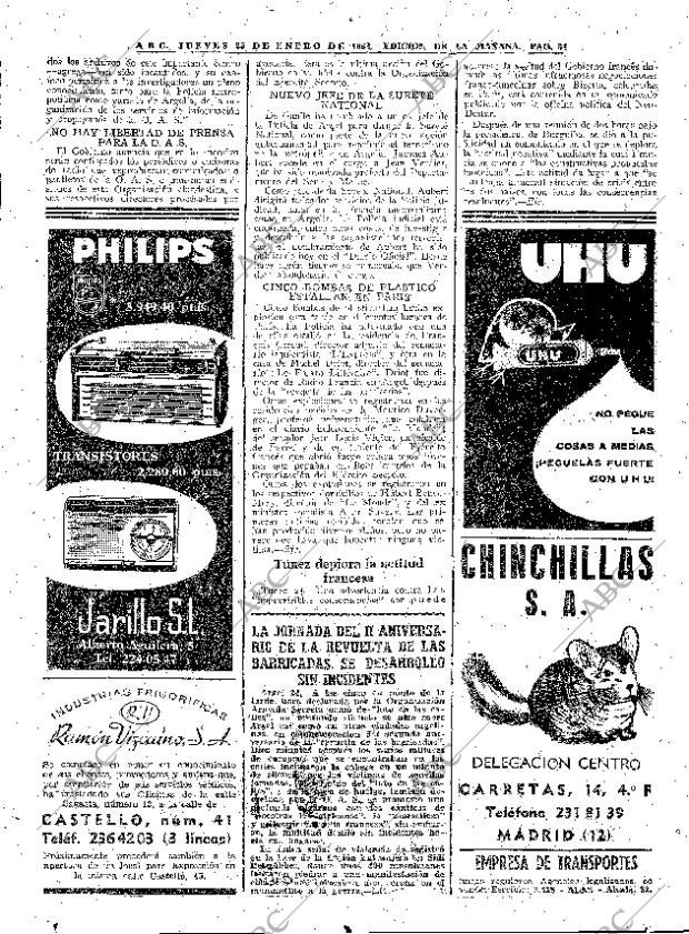 ABC MADRID 25-01-1962 página 34