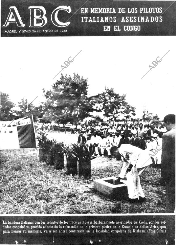 ABC MADRID 26-01-1962 página 1