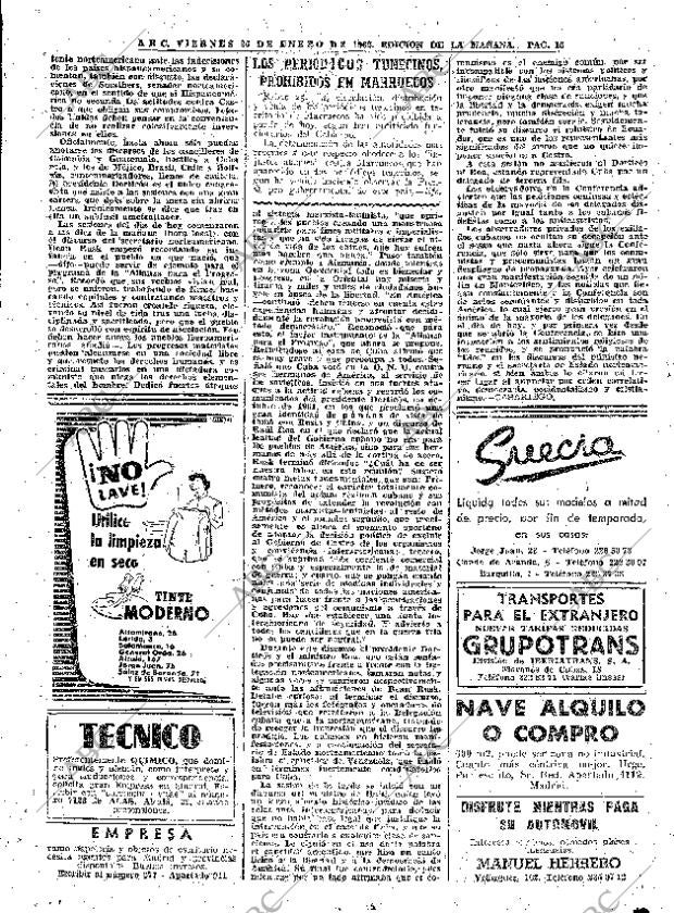 ABC MADRID 26-01-1962 página 16