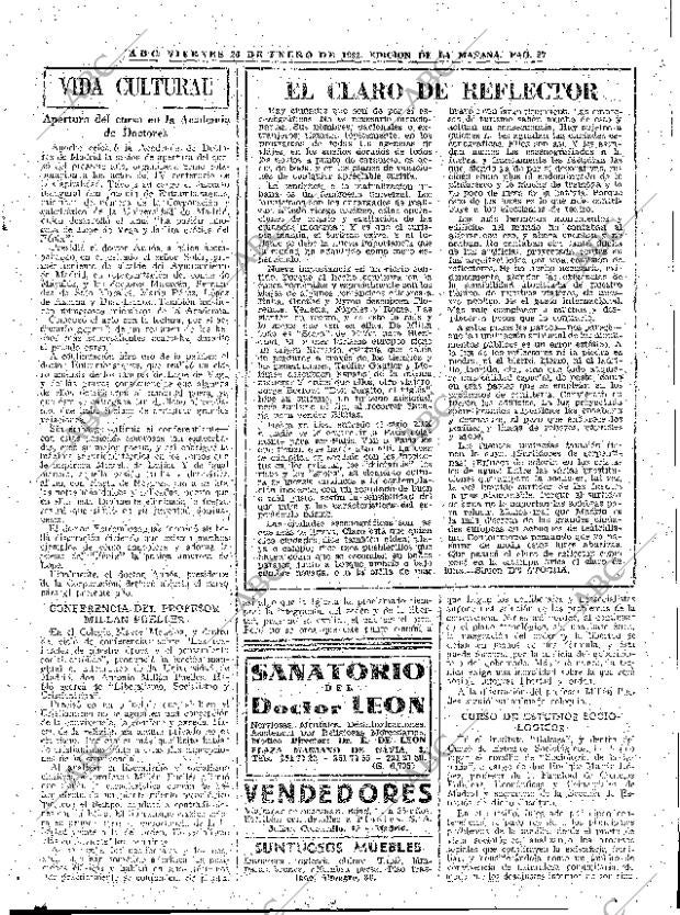 ABC MADRID 26-01-1962 página 27