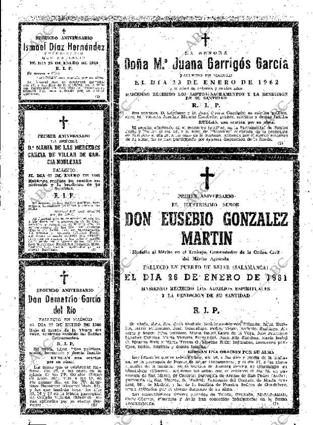 ABC MADRID 26-01-1962 página 56