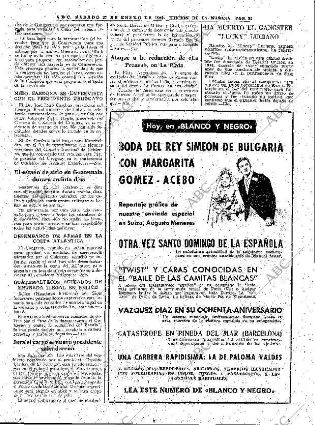 ABC MADRID 27-01-1962 página 33