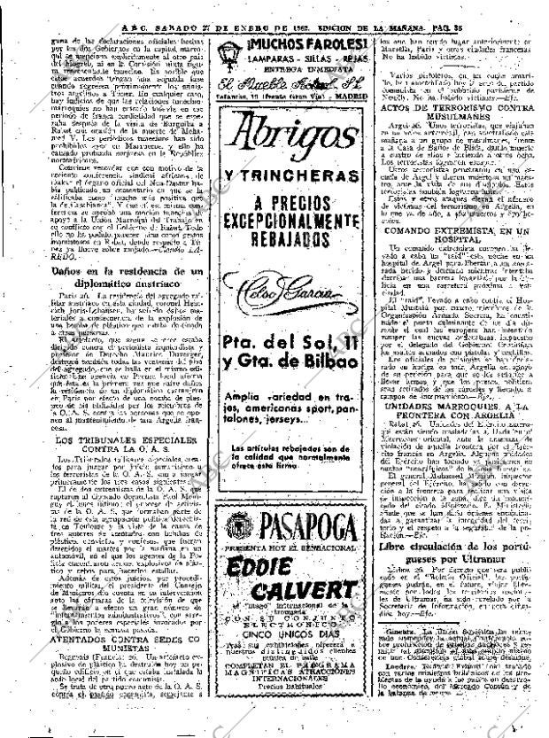 ABC MADRID 27-01-1962 página 36