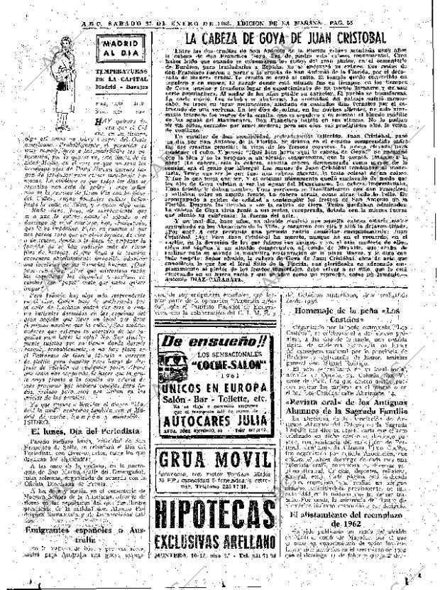 ABC MADRID 27-01-1962 página 55