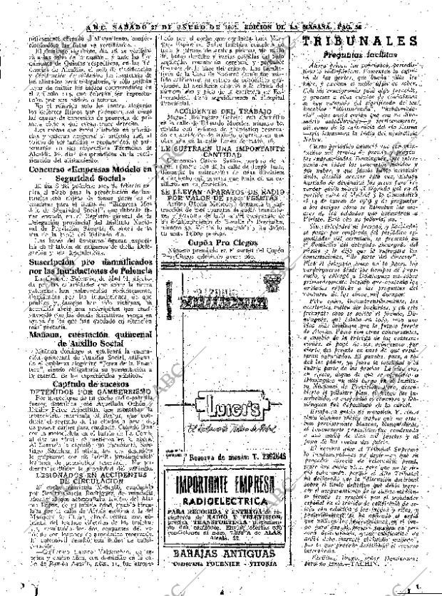 ABC MADRID 27-01-1962 página 56