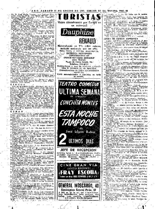 ABC MADRID 27-01-1962 página 65