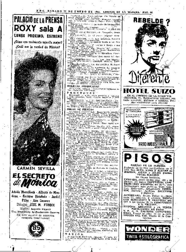 ABC MADRID 27-01-1962 página 66
