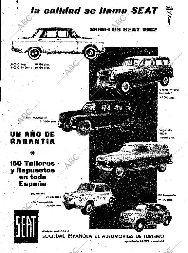 ABC MADRID 28-01-1962 página 20