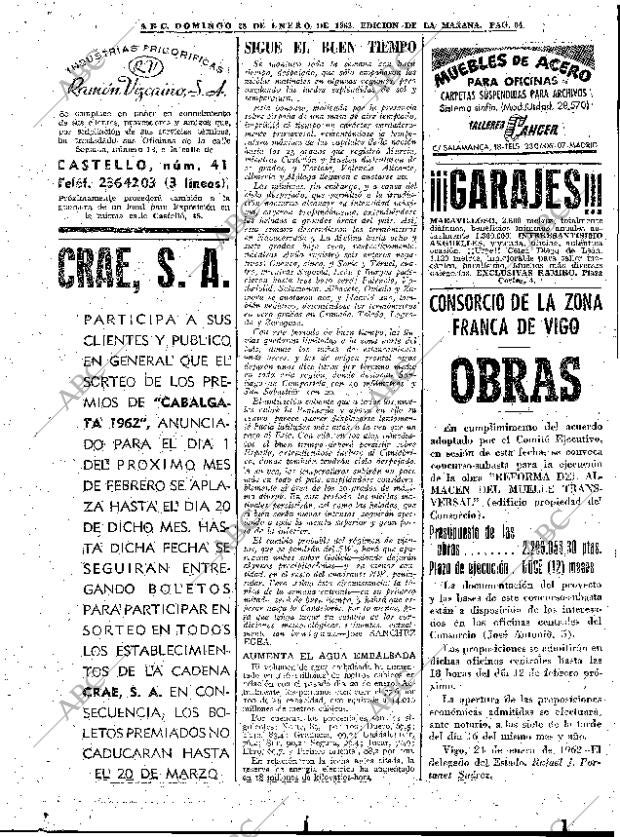 ABC MADRID 28-01-1962 página 47