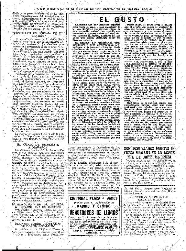 ABC MADRID 28-01-1962 página 50