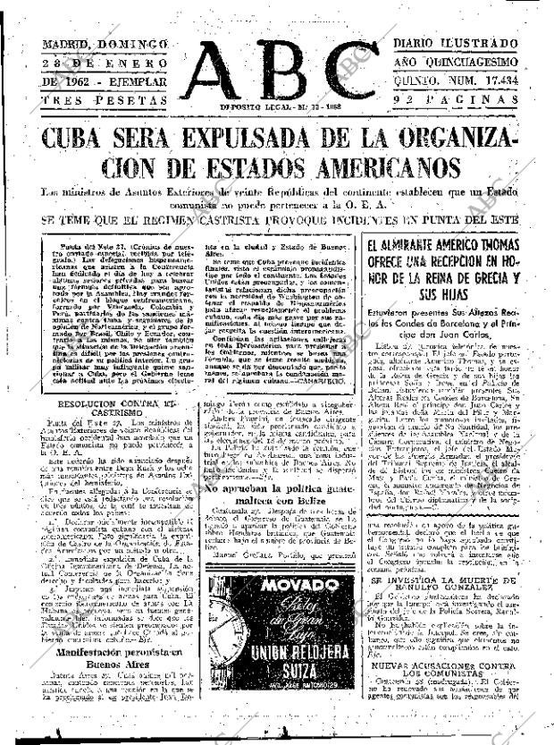 ABC MADRID 28-01-1962 página 64