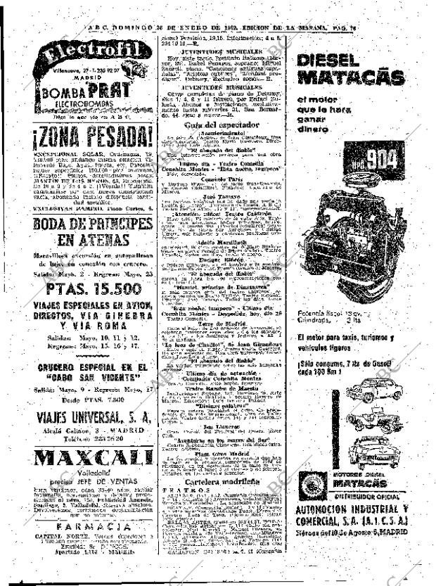 ABC MADRID 28-01-1962 página 78