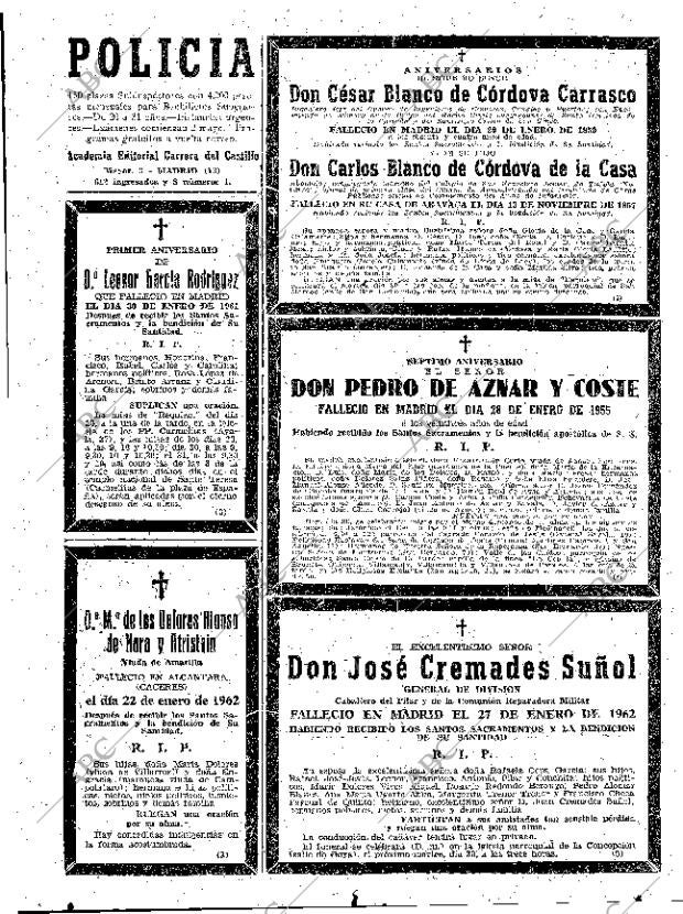 ABC MADRID 28-01-1962 página 88