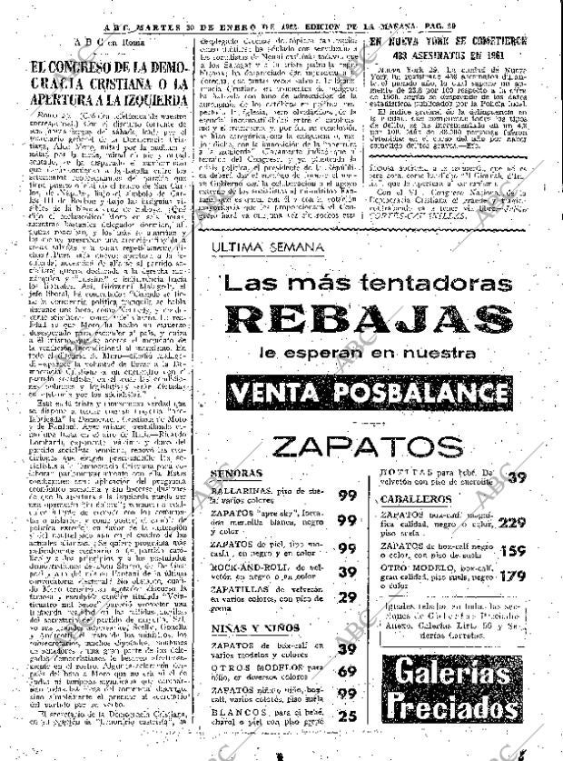 ABC MADRID 30-01-1962 página 29
