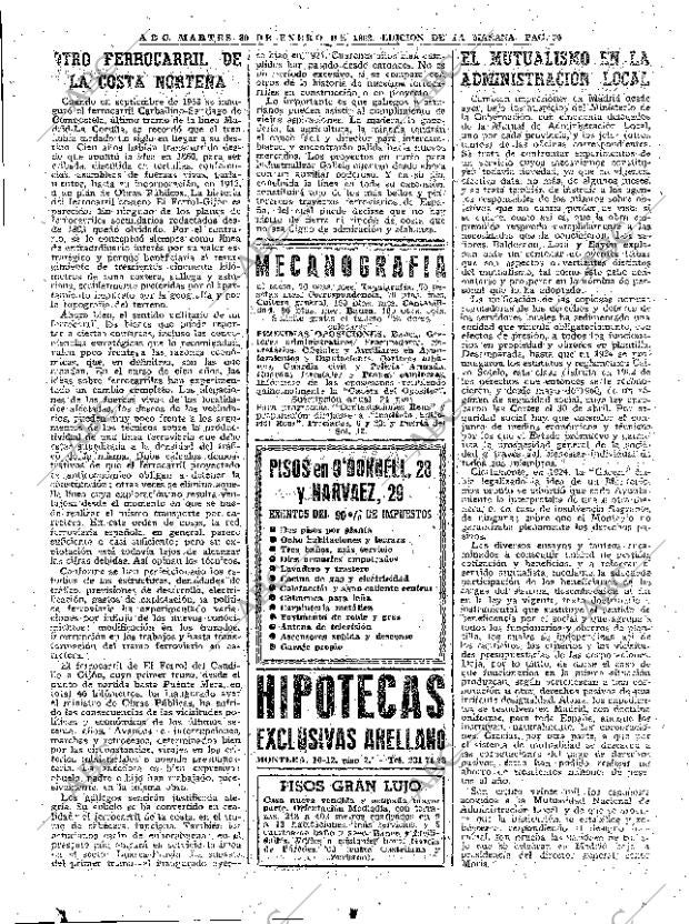 ABC MADRID 30-01-1962 página 30