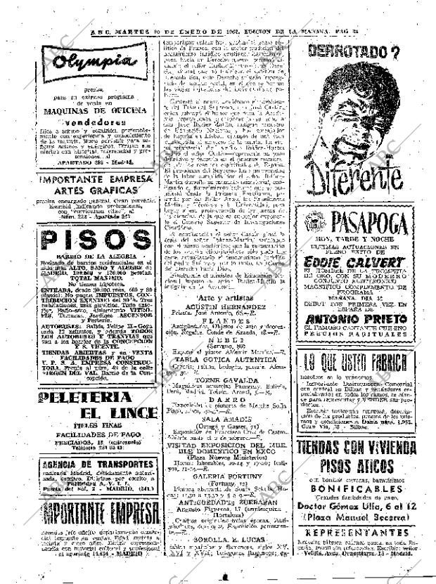 ABC MADRID 30-01-1962 página 34