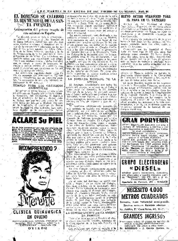 ABC MADRID 30-01-1962 página 36