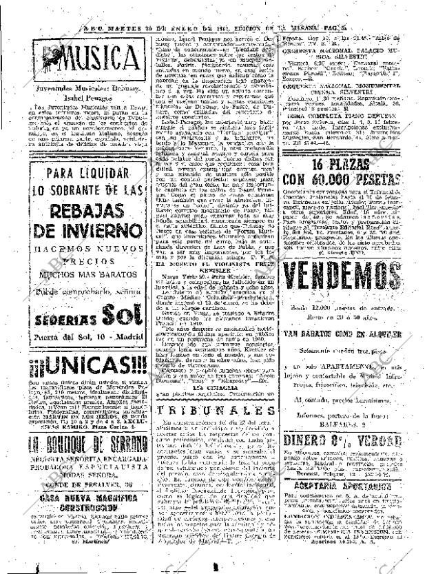 ABC MADRID 30-01-1962 página 54