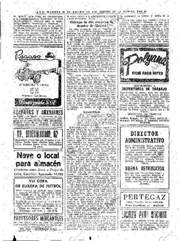 ABC MADRID 30-01-1962 página 56
