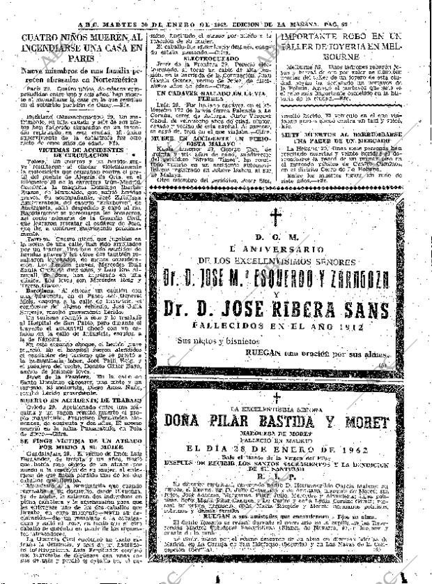 ABC MADRID 30-01-1962 página 59