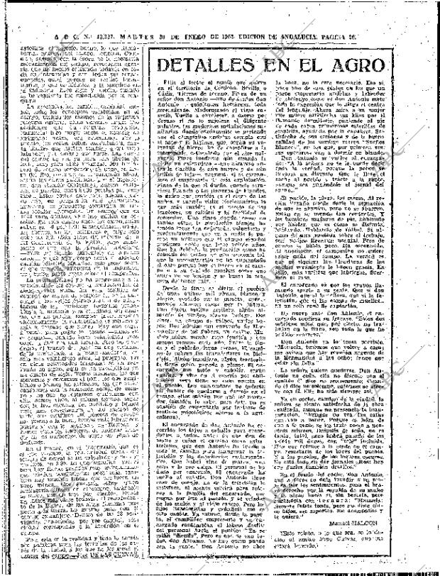 ABC SEVILLA 30-01-1962 página 26