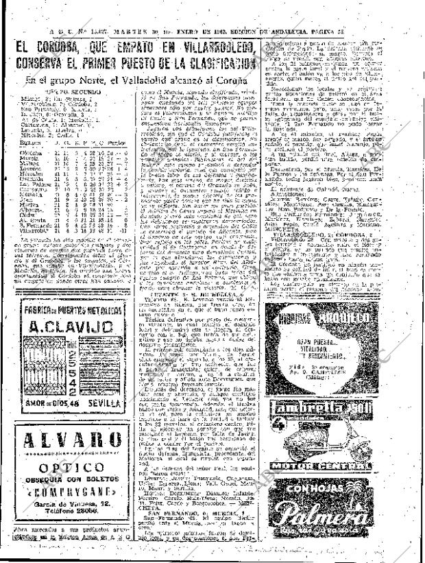 ABC SEVILLA 30-01-1962 página 35