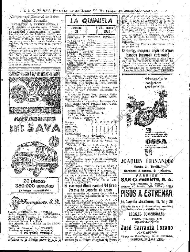 ABC SEVILLA 30-01-1962 página 39