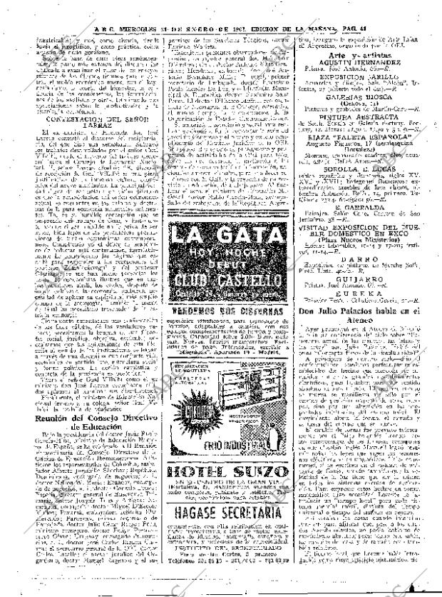 ABC MADRID 31-01-1962 página 44