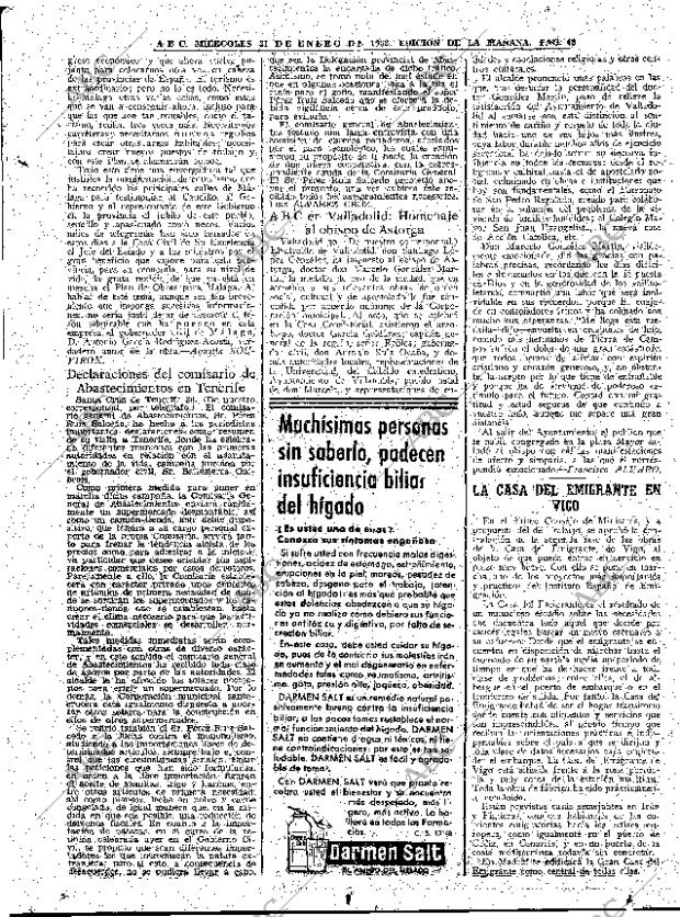 ABC MADRID 31-01-1962 página 48